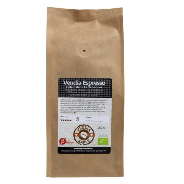 Vendiakaffe - Vendia Espresso – Økologisk