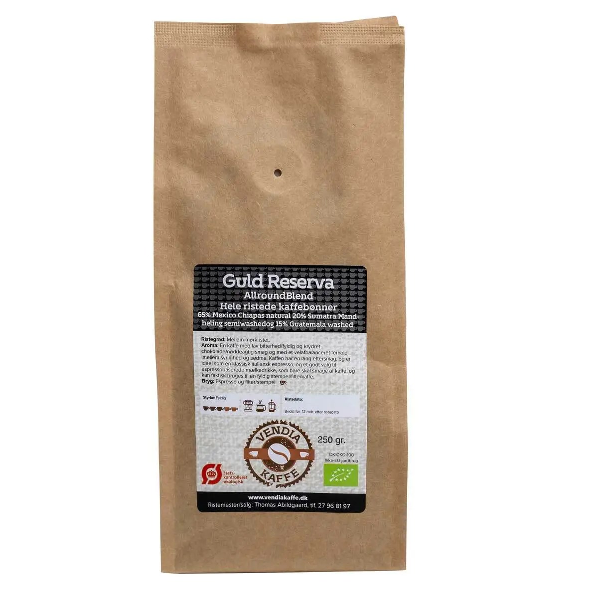 Vendiakaffe - Guld Reserva - Økologisk