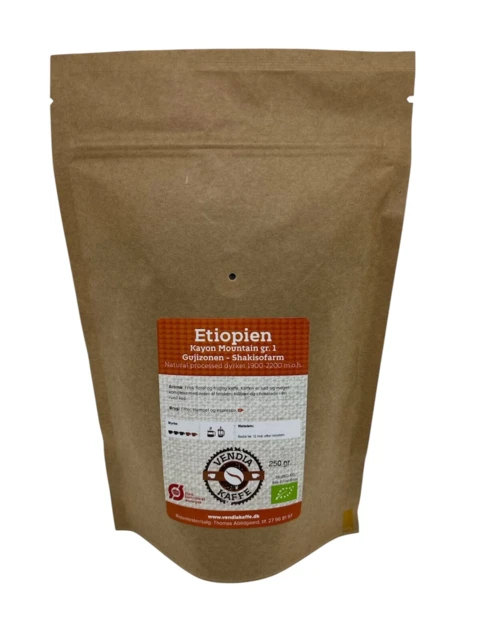Vendia Kaffe Etiopien Kayon Mountain Økologisk